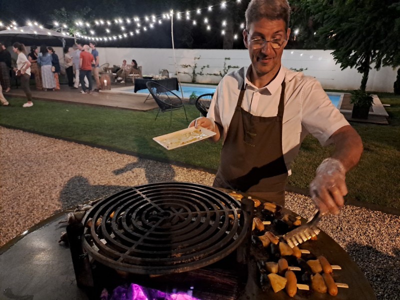 Fêter votre événement privé autour d'un brasero à Lyon: anniversaire, mariage, baptême, crémaillère